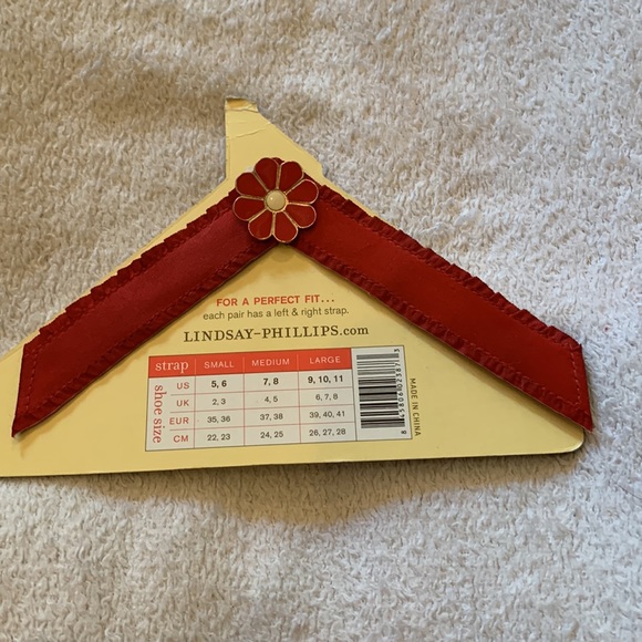 BRAND NEW Lindsay Phillips SwitchFlops interchangeable straps. Size Medium. - Picture 2 of 5